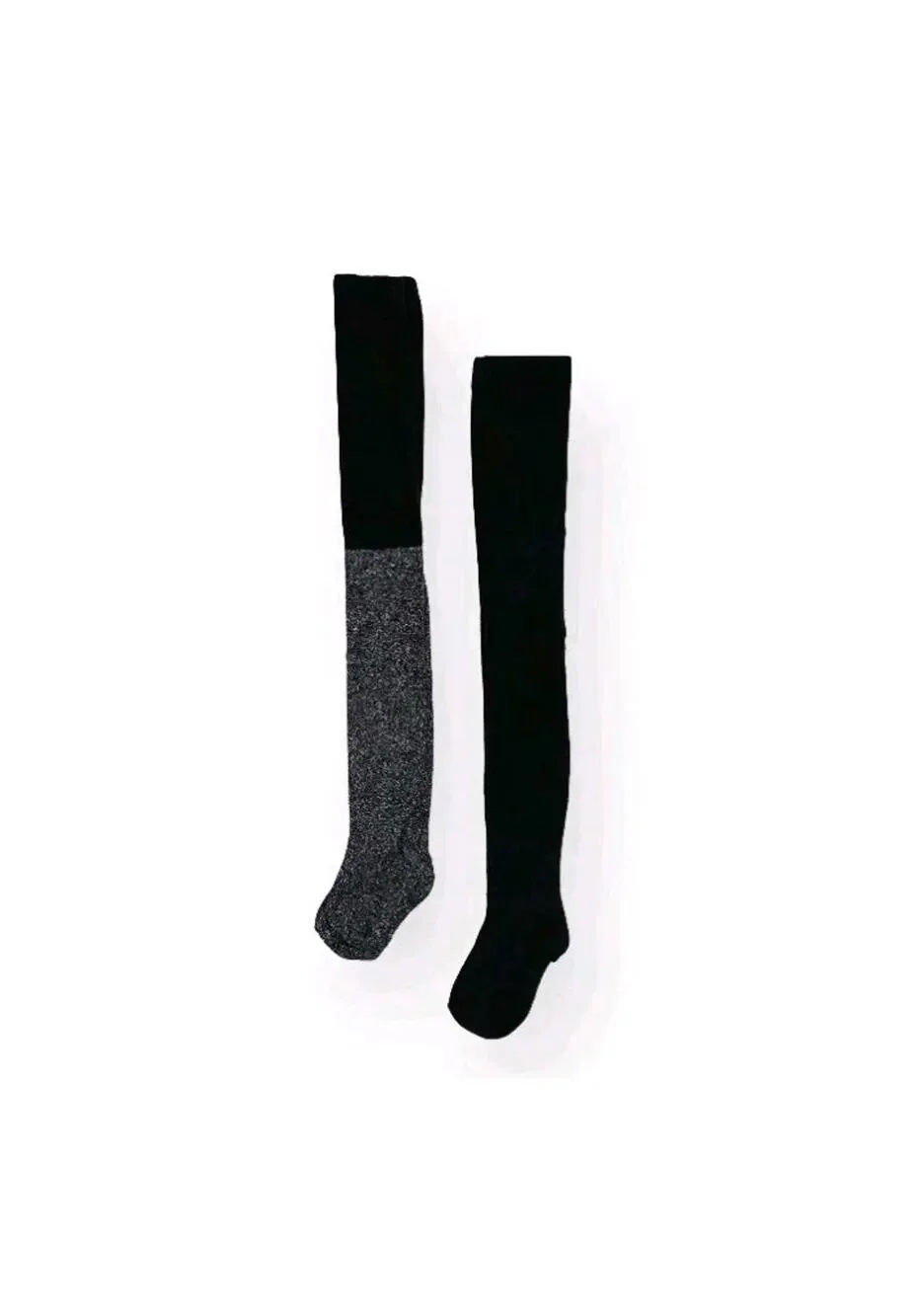Wonder Nation toddler girls tights Black/Black Shimmer 6-18M comfortable
